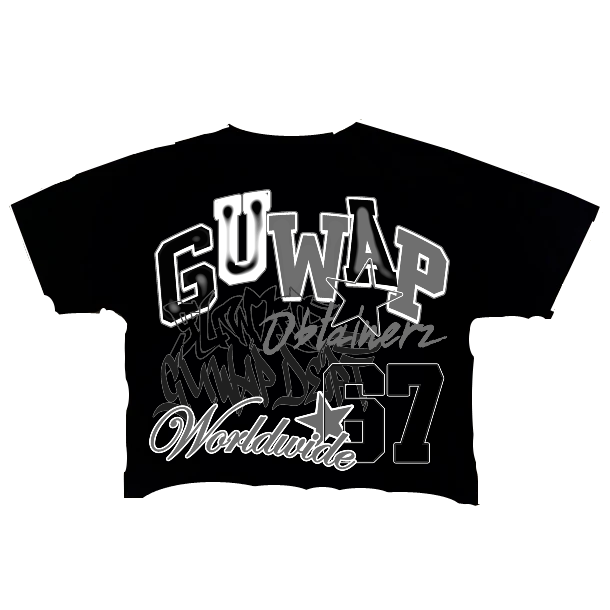 GUWAP DEPT WORLDWIDE "Cropped Tee"