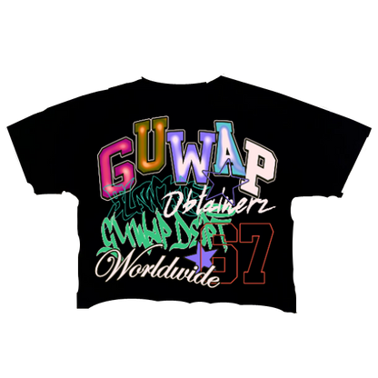 GUWAP DEPT WORLDWIDE "Cropped Tee"