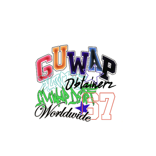 GUWAP DEPT WORLDWIDE "Cropped Tee"