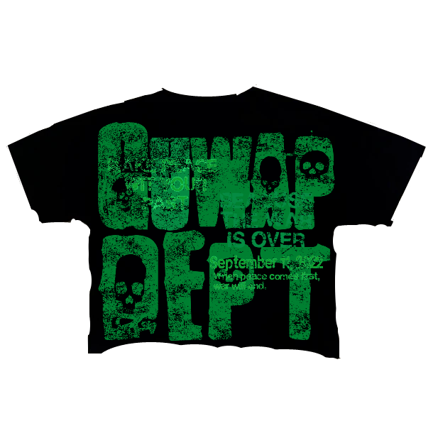 GUWAP DEPT "Cropped Tee"