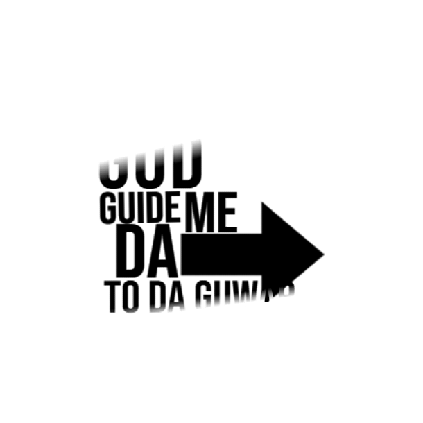 GOD GUIDE ME DA RIGHTWAY 2 DA GUWAP "Cropped Tee"