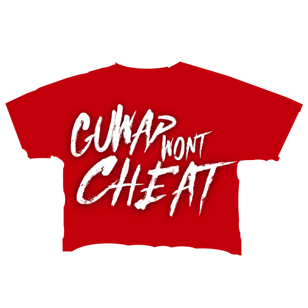 GUWAP WONT CHEAT "Cropped Tee"