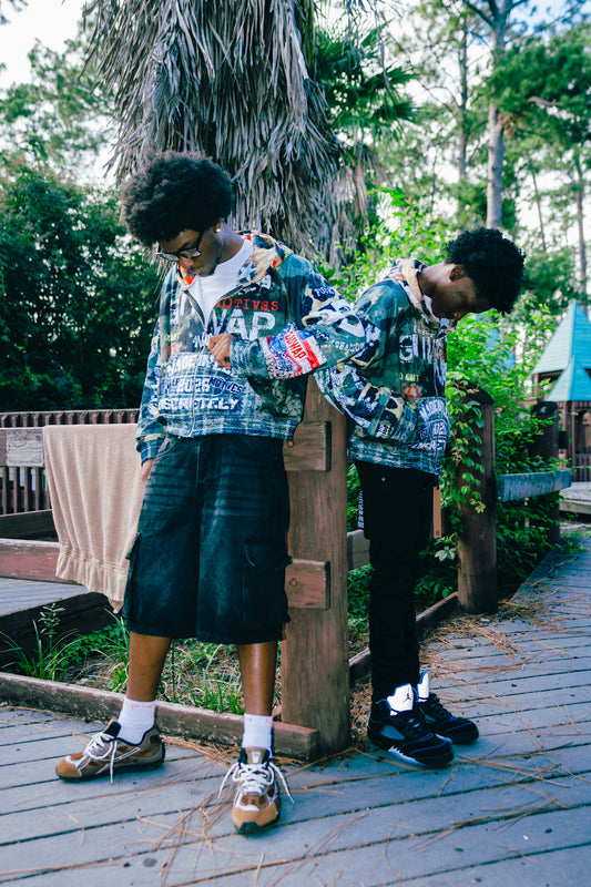 GUWAP “Made Discretely” Camo Zip Up
