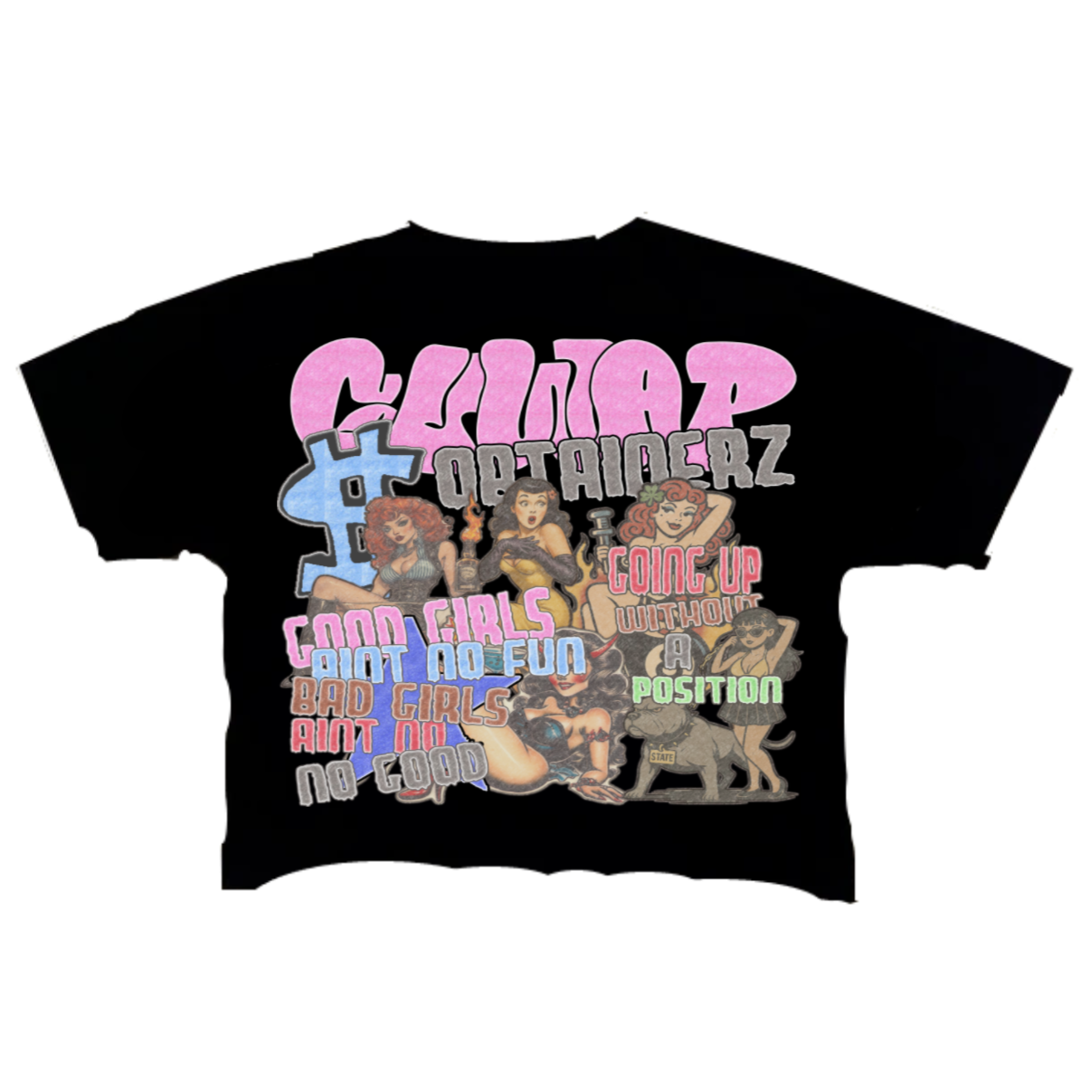 GOOD GIRLS AINT NO FUN “Cropped Tee”