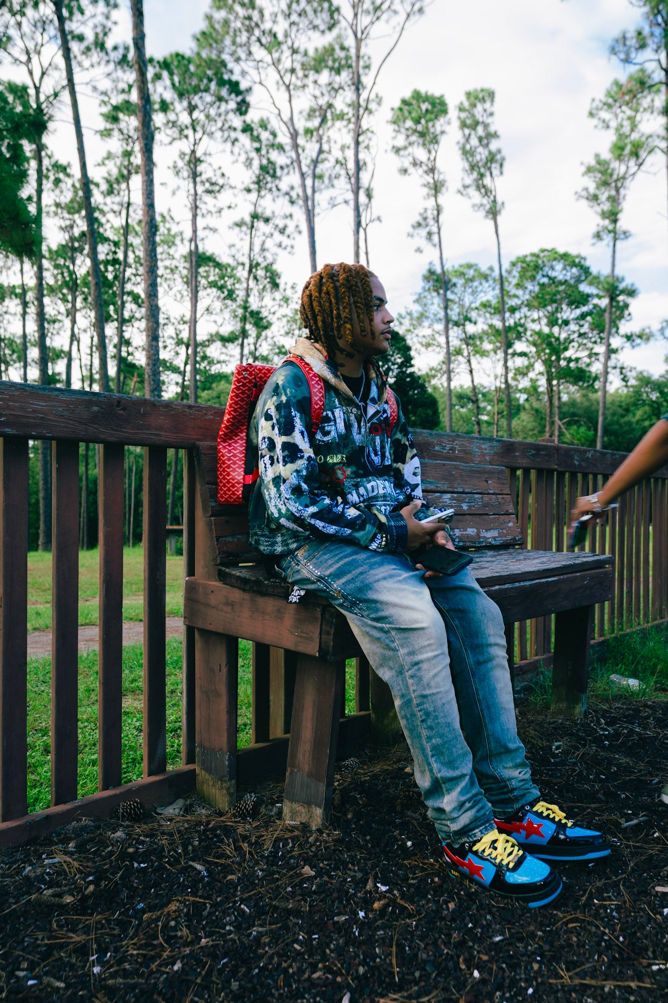 GUWAP “Made Discretely” Camo Zip Up