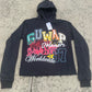 *NEW* GUWAP DEPT WORLDWIDE “Rhinestone Puff-Print Hoodie”