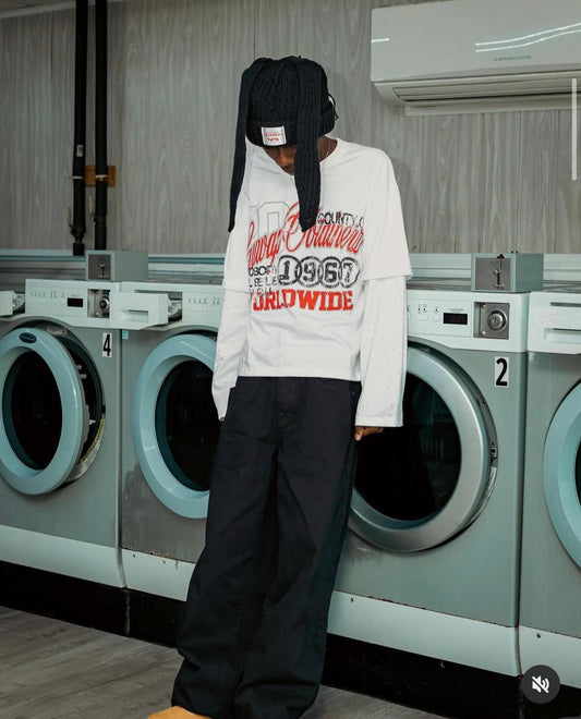 Believe in YOURSELF “ Oversized Tee w/ Rhinestone Sleeves”