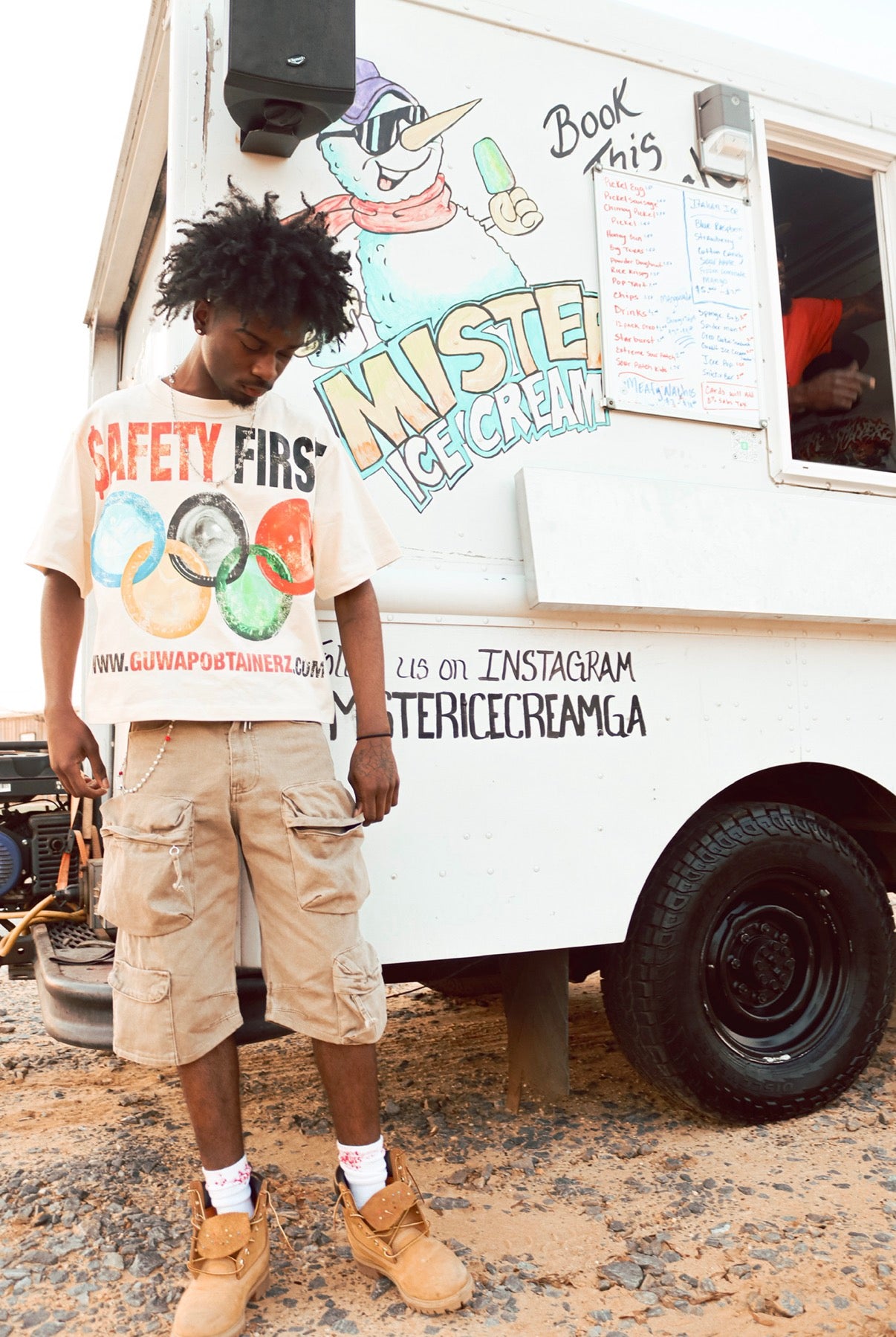 GUWAP $afety First “Cropped Tee”