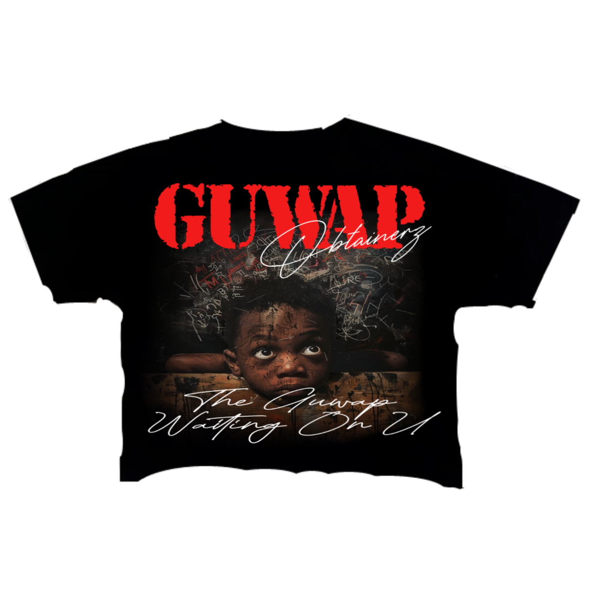 The GUWAP Waiting On U "Cropped Tee"